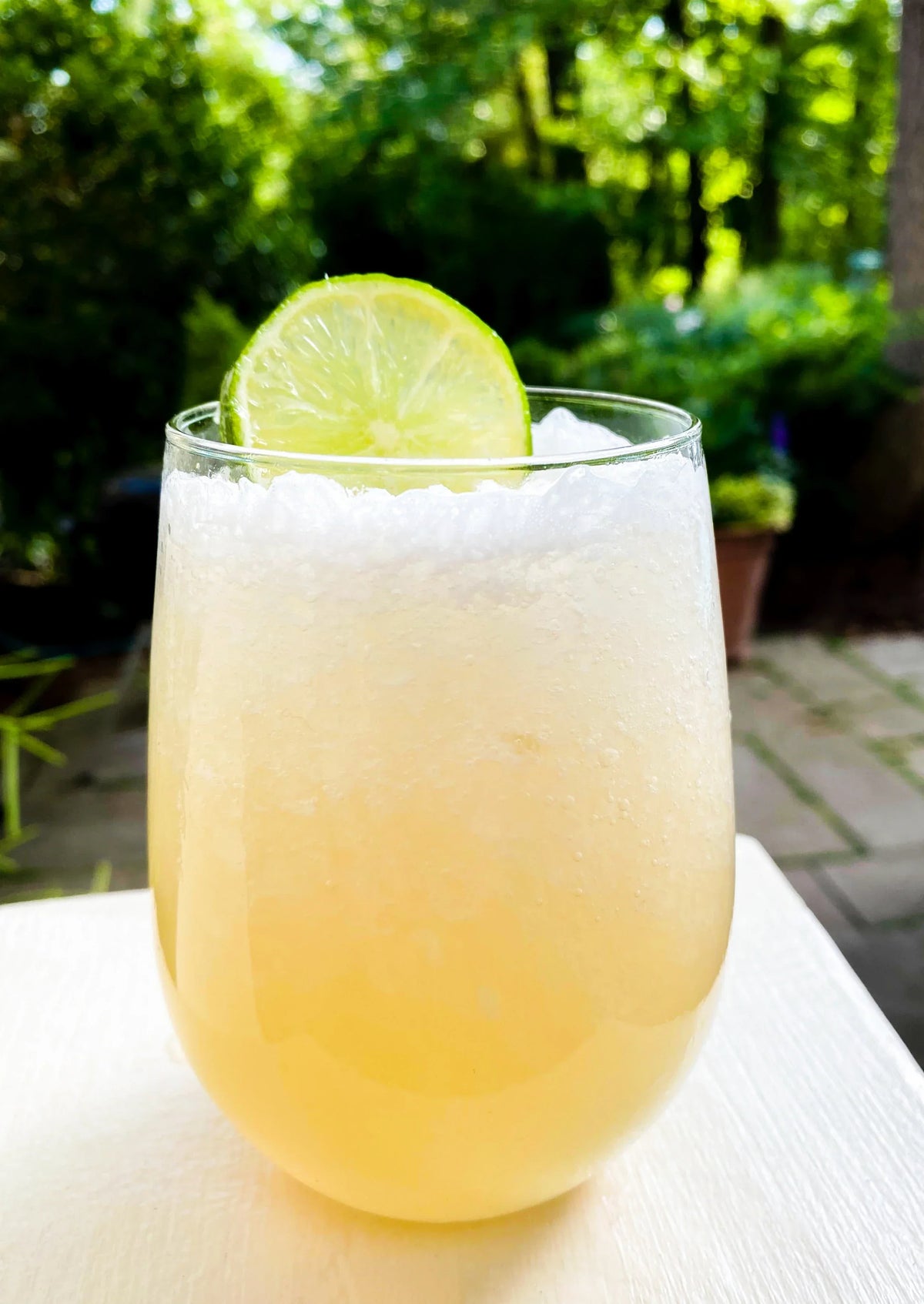 Frozen Pinapple Mezcal Margarita