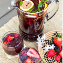 Hibiscus White WIne Sangria