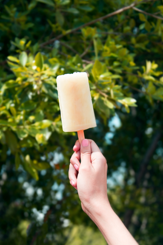 Pina Colada Popsicles