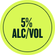 5% Alc/Vol