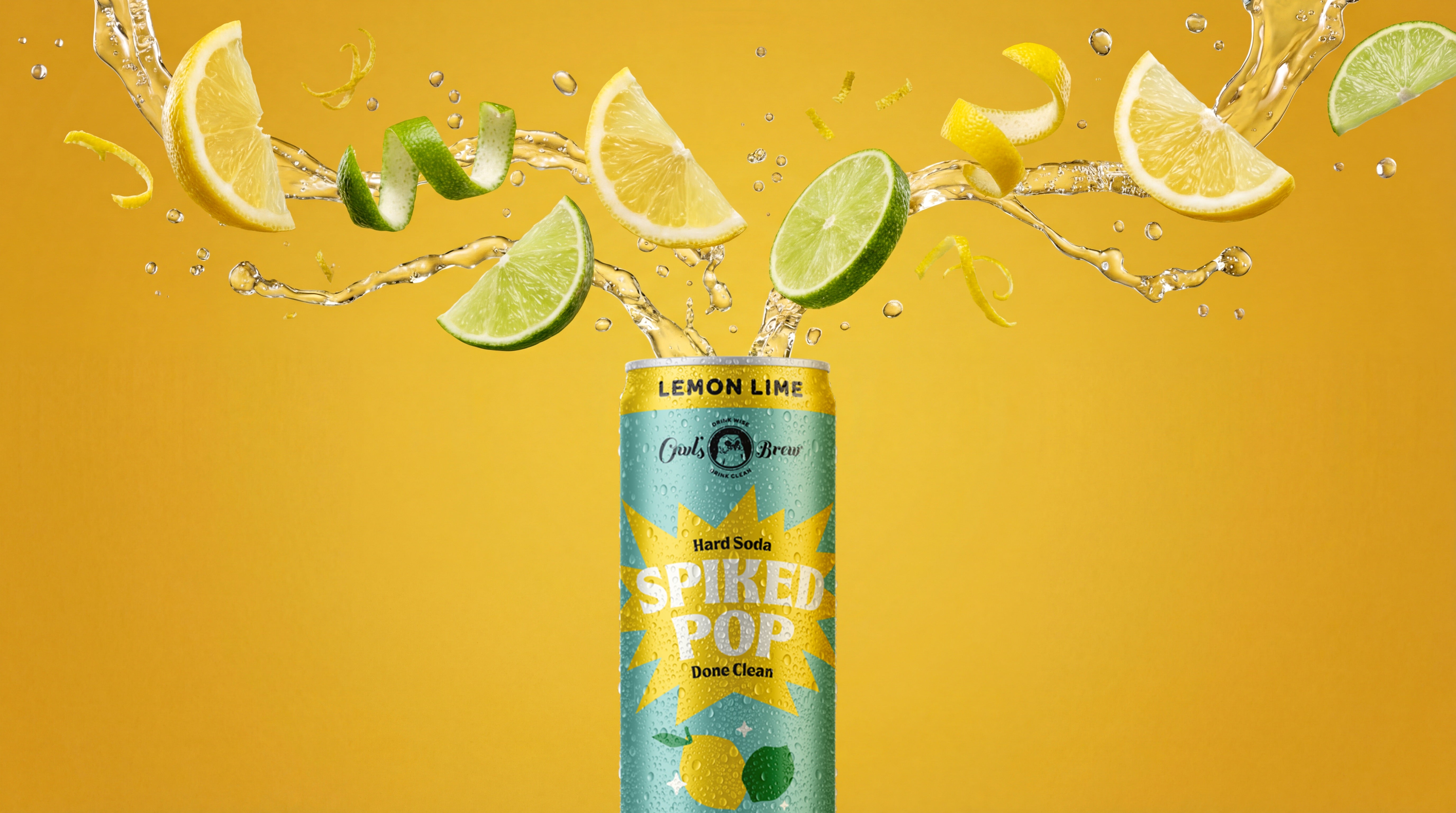 Spiked Pop - Lemon Lime