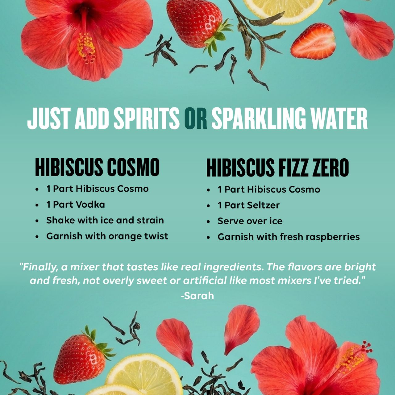 Hibiscus Cosmo Mixer