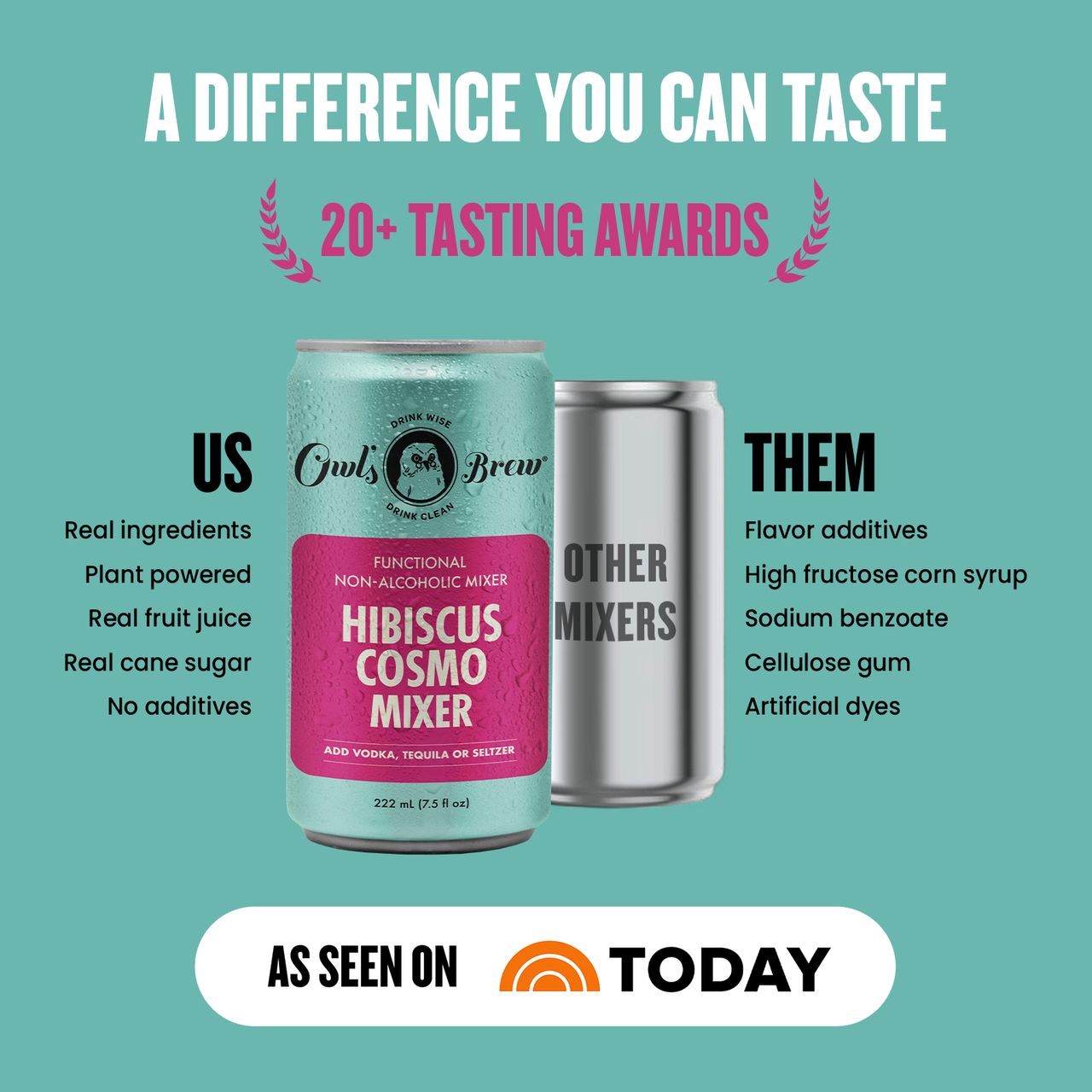 Hibiscus Cosmo Mixer